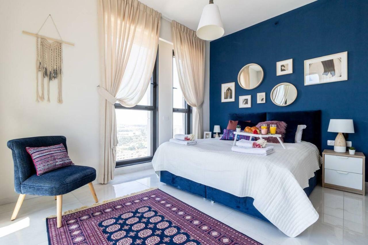 Magical 3Br/Parking With Amazing View, City Center Єрусалим Екстер'єр фото
